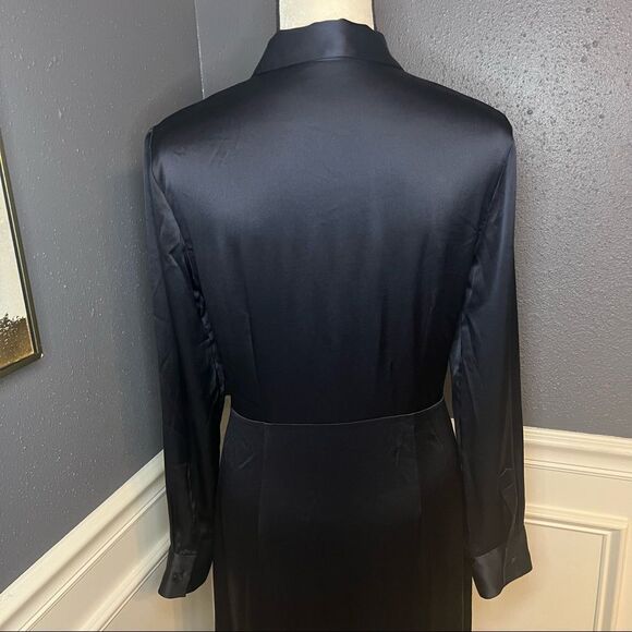 Jenni Kayne Satin Button Down Shirtdress - Picture 8 of 13